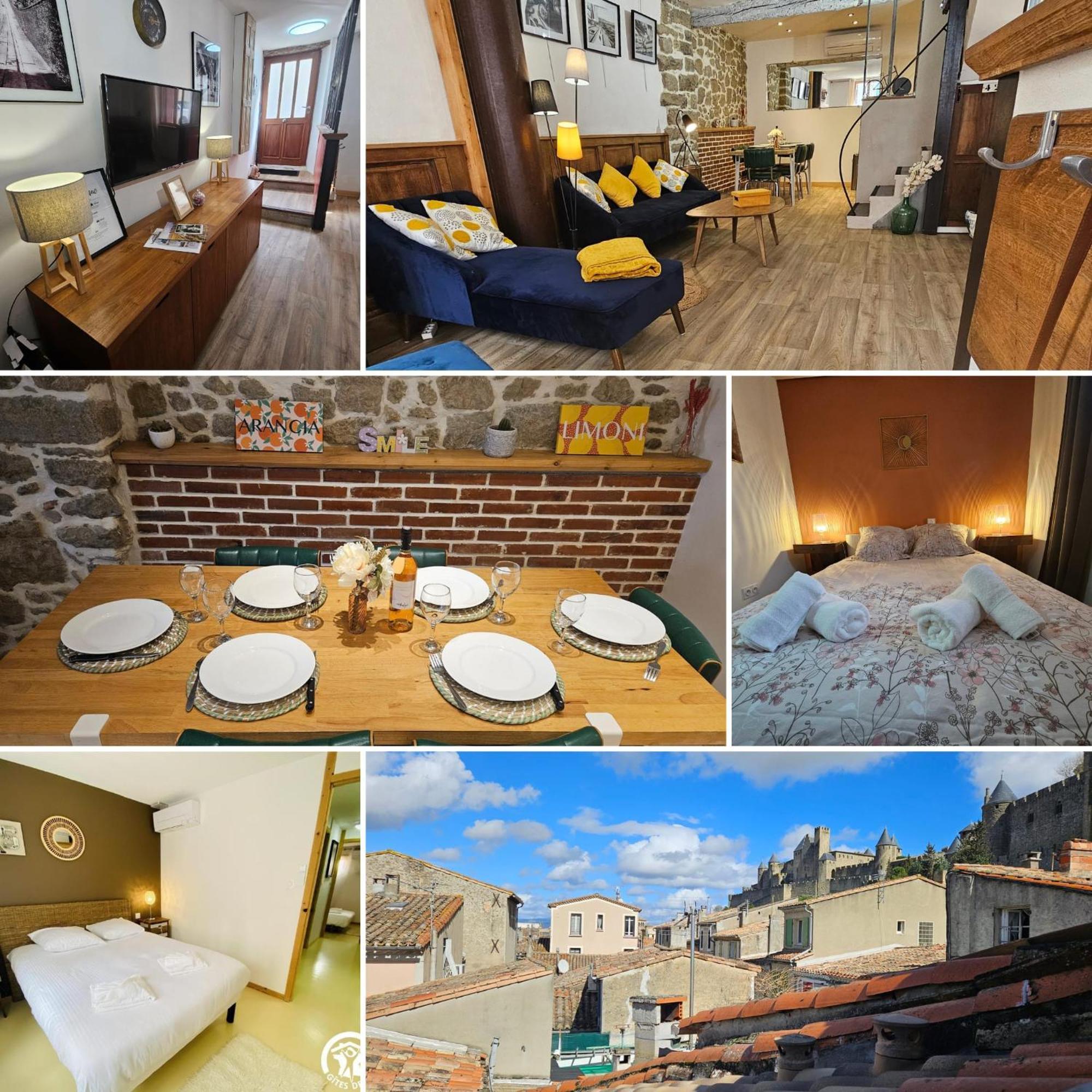Cite Medievale- Le Remp'Art - Tout Confort - Acces Direct Pietons - Parking Gratuit Carcassonne Esterno foto